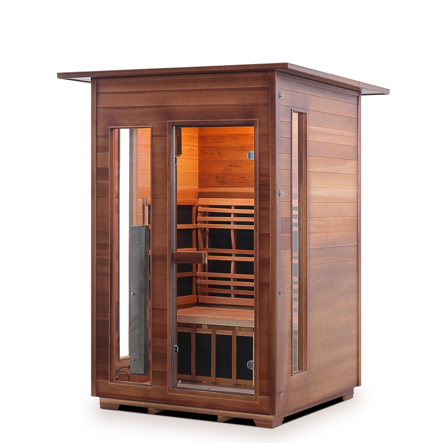 Enlighten Rustic - 2 Person Indoor Full Spectrum Infrared Home Sauna I-17376