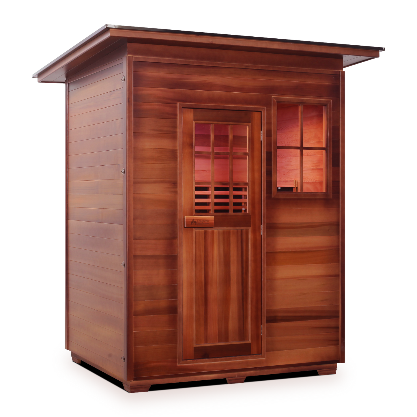 Enlighten SIERRA - 3 Slope Full Spectrum Infrared Outdoor Home Sauna 36377