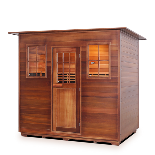 Enlighten SIERRA - 5 Person Indoor Full Spectrum Infrared Home Sauna I-16380