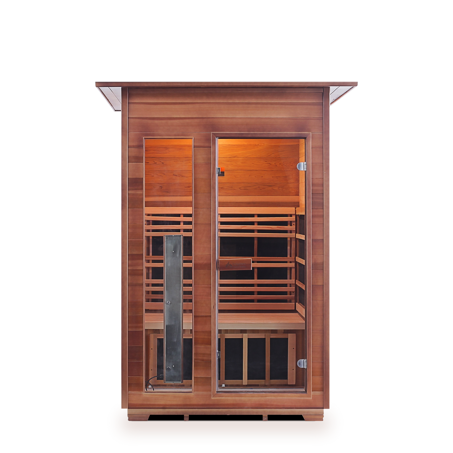 Enlighten Rustic - 2 Person Indoor Full Spectrum Infrared Home Sauna I-17376