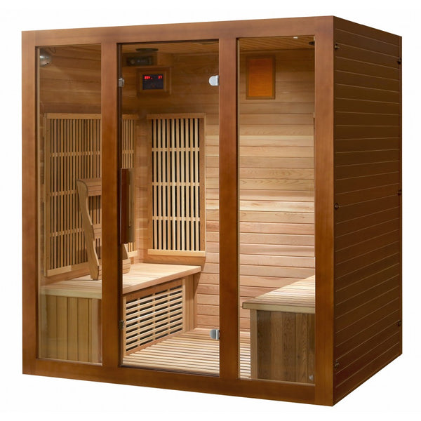 SunRay Roslyn 400KS 4 Person Indoor Infrared Home Sauna