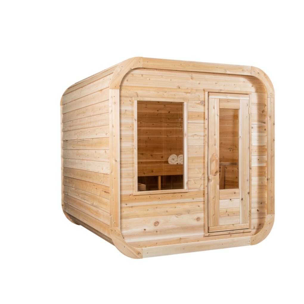 CT Luna Sauna CTC22LU 4 Person Traditional Outdoor Home Sauna