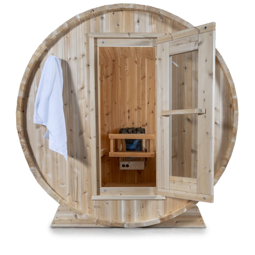 Canadian Timber Harmony CTC22W 4 Person Outdoor Traditional Home Sauna