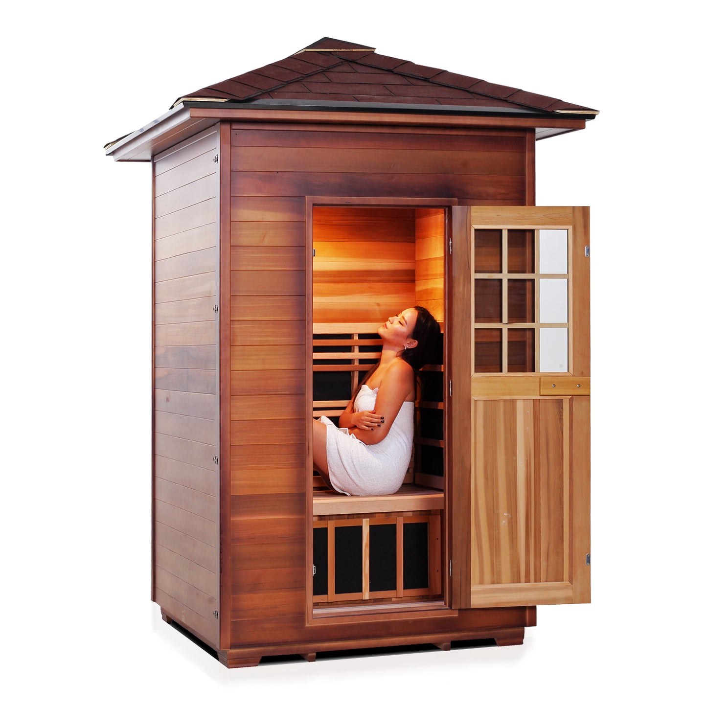 Enlighten SIERRA - 2 Peak Full Spectrum Infrared Home Sauna 16376