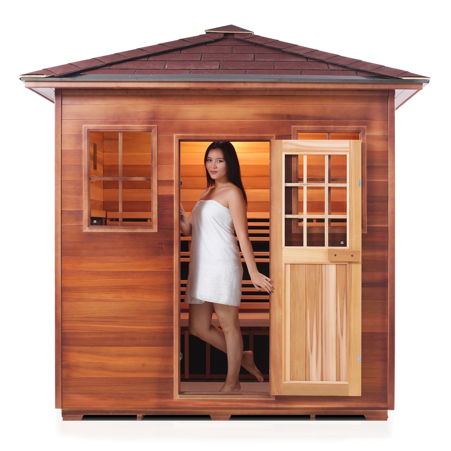 Enlighten SIERRA - 5 Person Peak Full Spectrum Infrared Sauna 16380